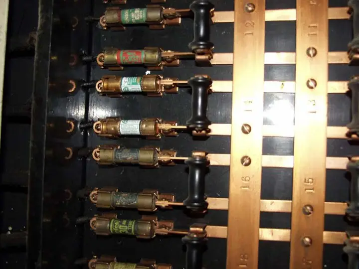 Historic home fuse panel